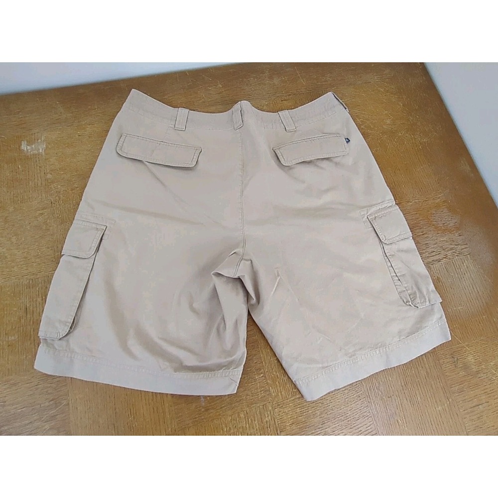 Brooks Brothers 346 Cargo Shorts Mens 38‎ Khaki Cotton Pockets Hiking Casual EUC - Picture 6 of 7